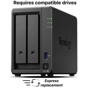 Мрежов сторидж Synology DS725+, за 2 диска, AMD Ryzen R1600 - 2 Cores