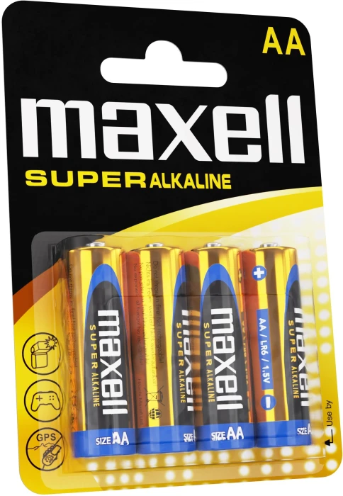 Супералкални батерии  MAXELL LR6 XL /4 бр. в блистер/ 1.5V