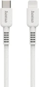 Кабел за зареждане HAMA "Eco", USB-C - Lightning, 1 м, бял