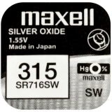 Бутонна батерия MAXELL SR716 SW 1.55V /315/
