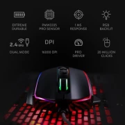 Redragon Vampire Elite M686RGB-BK