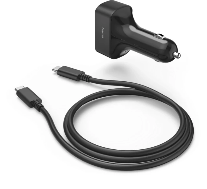 HAMA USB-C захранване за лаптоп за кола (PD) 5-20 V/65 W