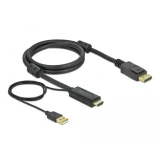 Delock HDMI > DisplayPort 4K - 1.0m