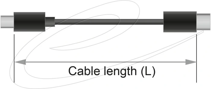 Delock USB-C > USB-B 2.0 - 5.0m