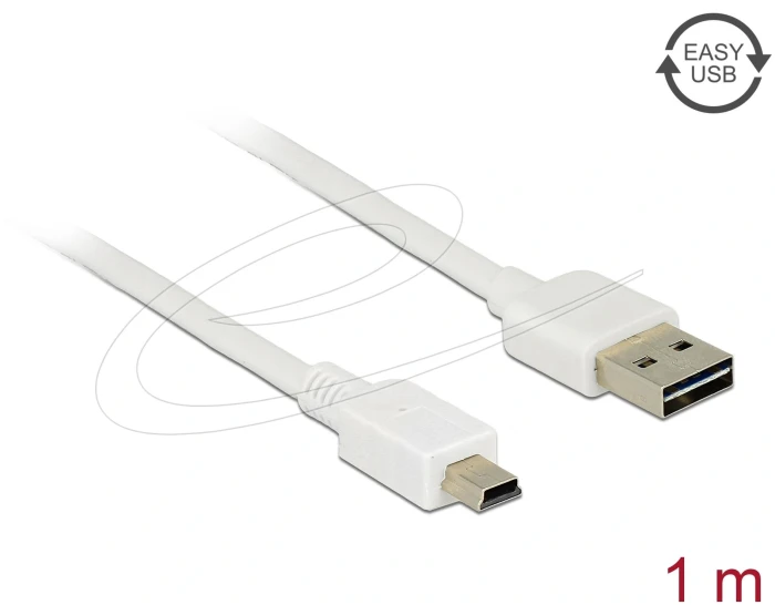 Delock USB 2.0 mini-USB > USB-A - 1.0m
