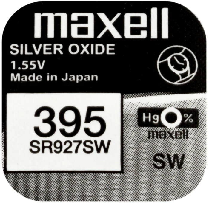 Бутонна батерия MAXELL SR927 SW /395/399/  AG7   1.55V