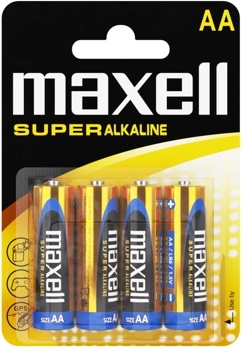 Супералкални батерии  MAXELL LR6 XL /4 бр. в блистер/ 1.5V
