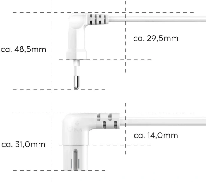 HAMA Захранващ Шуко C > IEC C7 - 5.0m
