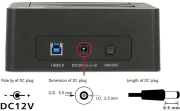 Delock 62661 Dock 2 x 2.5"/3.5" Clone