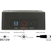 Delock 62661 Dock 2 x 2.5"/3.5" Clone