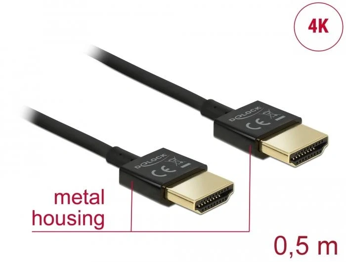 Delock 84786 HDMI 2.0 4K - 0.5m