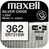 Бутонна батерия MAXELL SR721 SW  AG11/362/ 1.55V