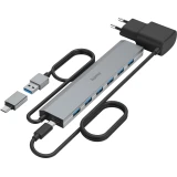 HAMA с адаптер 7 x USB 5Gbps