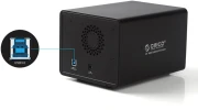 Orico кутия за два диска 3.5"