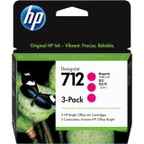 HP 712 Ink Cartridge 3-Pack - Magenta