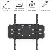Стенна стойка за TV FULLMOTION 65"
