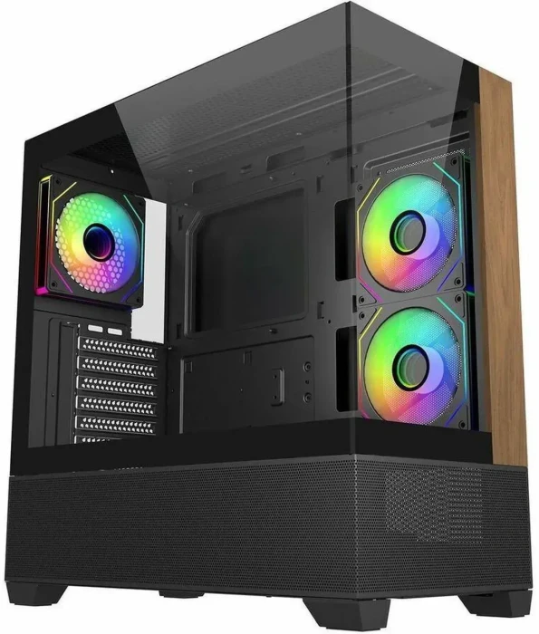 CoolerMaster Elite 690 Wood - Black