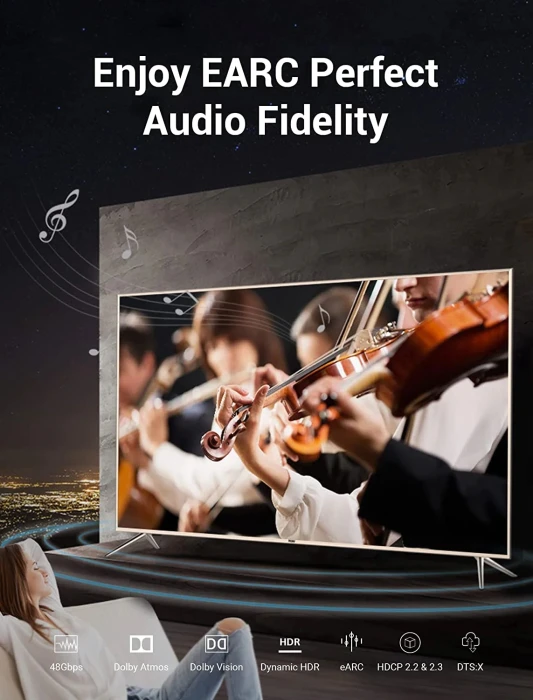 Vention AANBH HDMI 2.1 8K - 2.0m