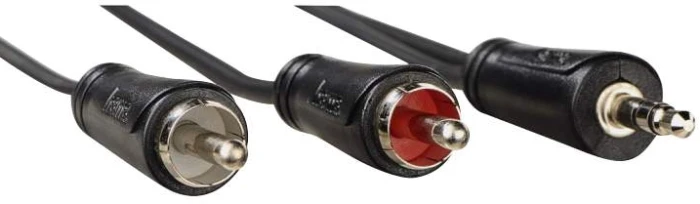 HAMA Аудио 3.5mm TRS > 2 x RCA - 5.0m