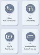Orico Адаптер USB-A > USB-C 10Gbps