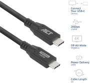 ACT USB4-C 20Gbps 240W - 2.0m