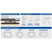 Стойка за бюро ACT AC8315 - 27" 10 кг