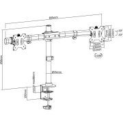 Стойка за бюро ACT AC8315 - 27" 10 кг