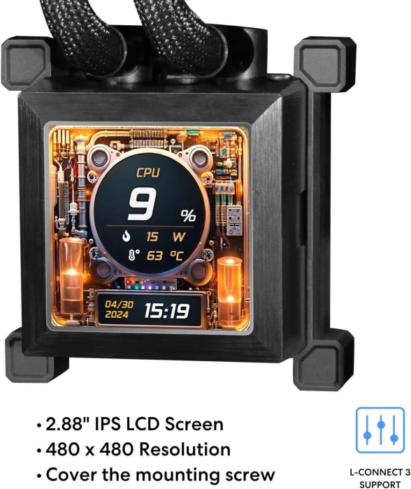 Lian Li HydroShift LCD 360S Silent Black