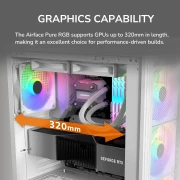 COUGAR AIRFACE PURE Black - Fixed RGB