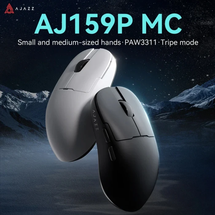 Ajazz AJ159P MC Wireless 1K - White