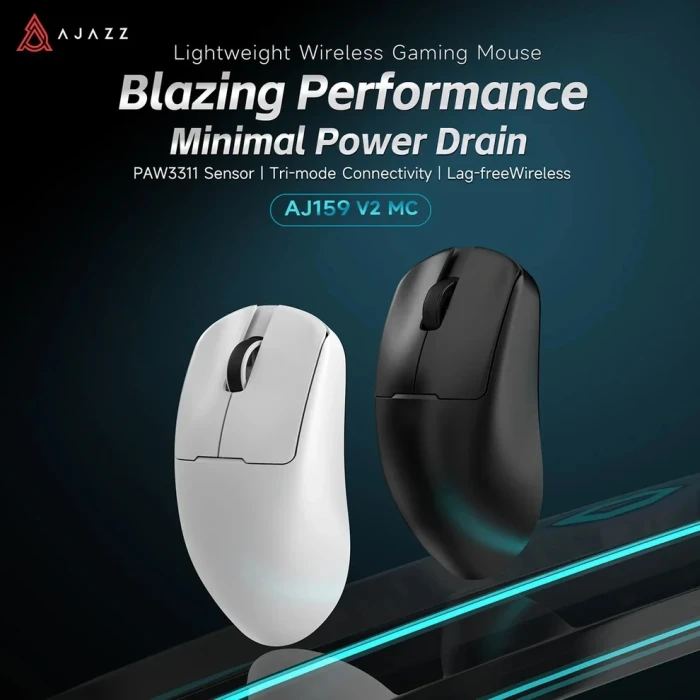 Ajazz AJ159 V2 MC 1K Wireless - Black