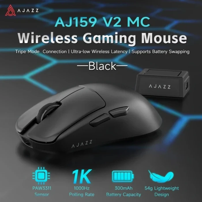 Ajazz AJ159 V2 MC 1K Wireless - White
