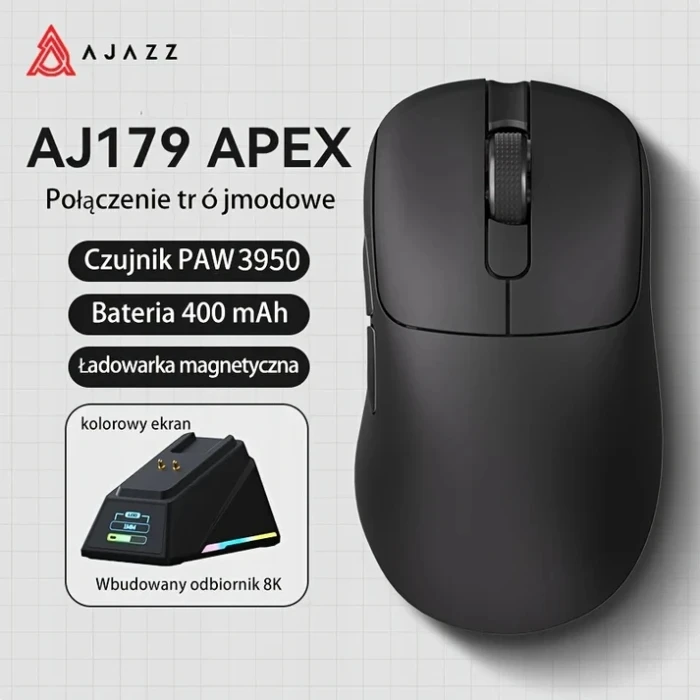 Ajazz AJ179 APEX Wireless 8K - Black