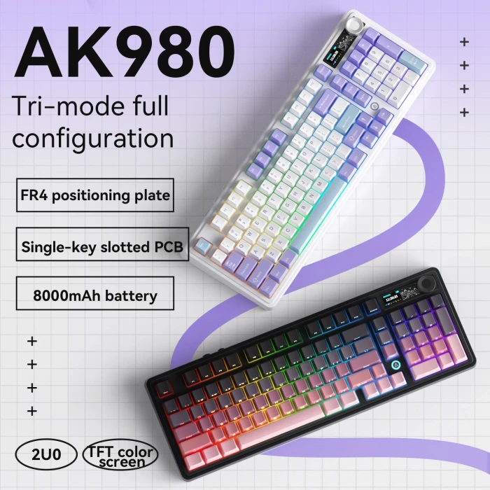 Ajazz Wireless AK980 V2 - Gift Linear