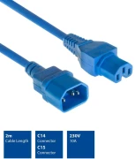 ACT Захранващ IEC C14 > IEC C15 - 2.0m