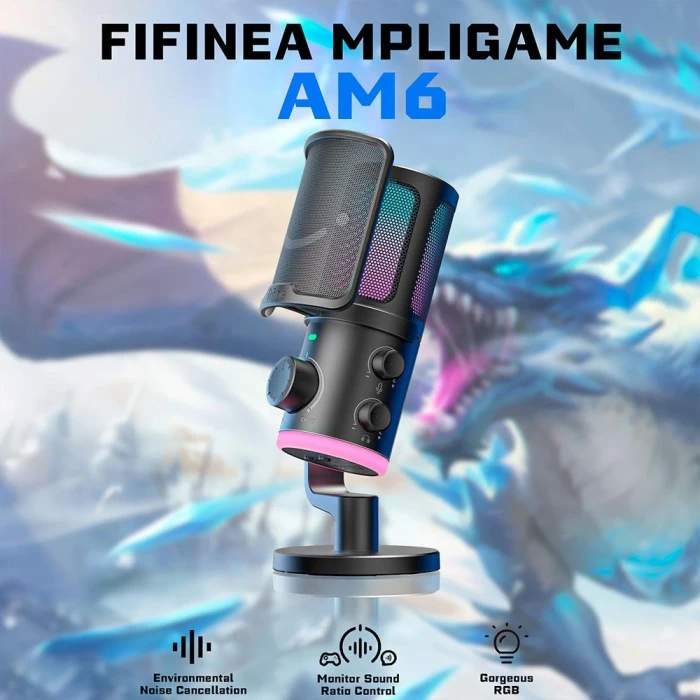 FIFINE AM6 RGB - Black