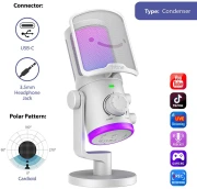 FIFINE AM6 RGB - White