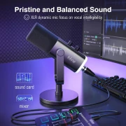 FIFINE AM8 Dynamic RGB XLR/USB - Black
