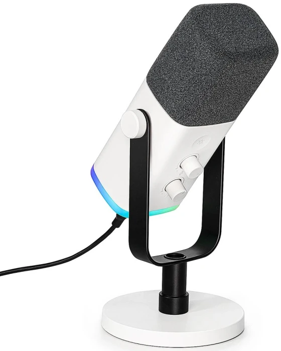 FIFINE AM8 Dynamic RGB XLR/USB - White