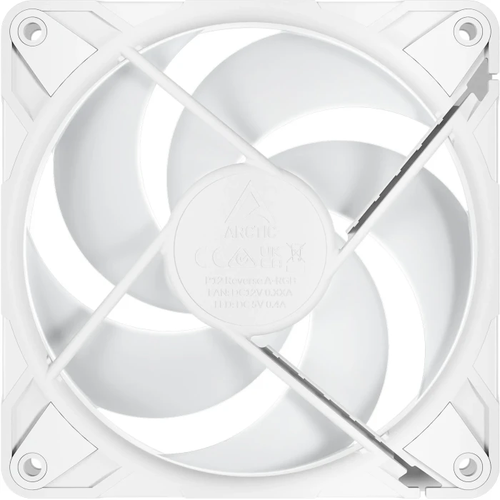 ARCTIC P12 Pro Reverse A-RGB White