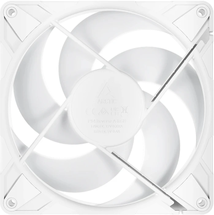 ARCTIC P14 Pro Reverse A-RGB White