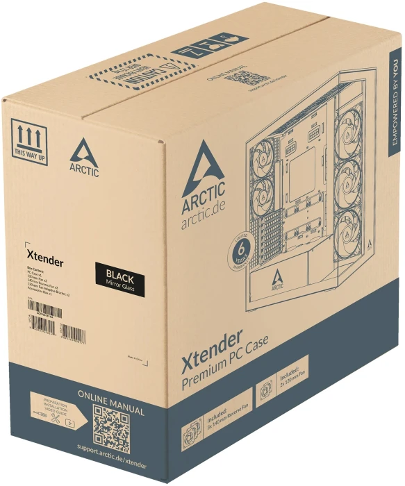 Arctic Xtender VG Black (Mirror Glass)