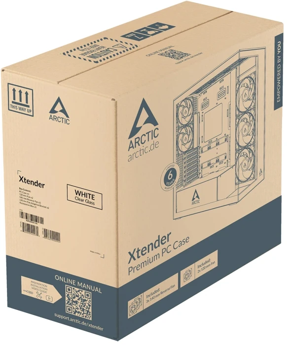 Arctic Xtender VG White (Clear Glass)