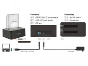 Delock 62661 Dock 2 x 2.5"/3.5" Clone
