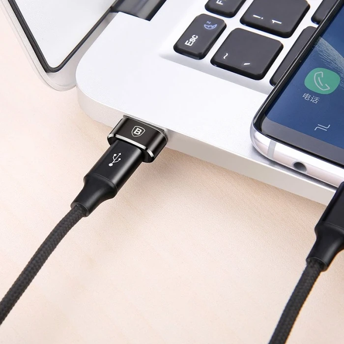 Baseus преходник USB-A > USB-C