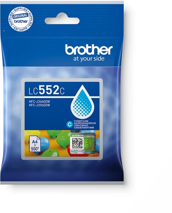 Brother LC552C Ink Cartridge - Cyan