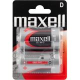 Цинк манганова батерия MAXELL R20 /2 бр. в блистер/ 1.5V