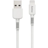 Кабел за зареждане HAMA "Eco", USB-A - Lightning, 1 м, бял