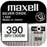 Бутонна батерия MAXELL SR1130 SW /AG10/ 389/390/  1.55V
