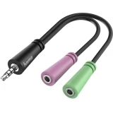 HAMA Аудио 3.5mm TRRS > 2 x TRS